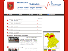 Tablet Screenshot of feuerwehr-sonthofen.de